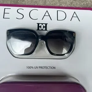 Escada | Accessories | Escada Black And Clear Sunglasses  display picture 1